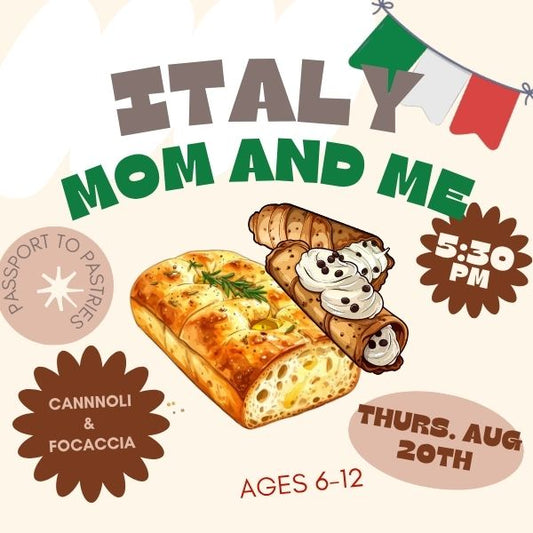 Mom & Me: Little Italy Bakery — Tuesday, August  20 • 5:30pm
