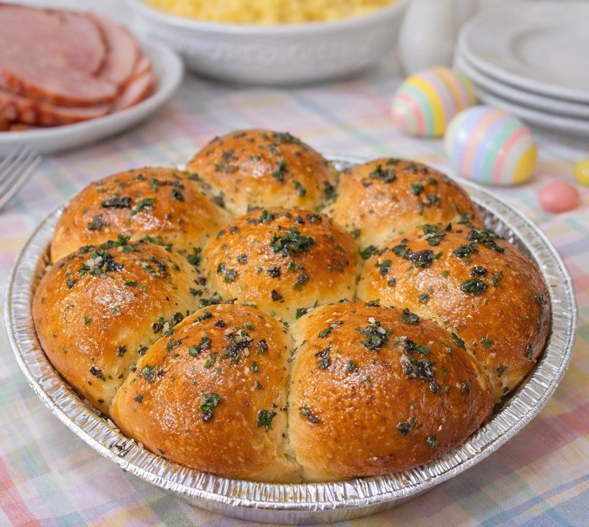 Garlic Herb Yeast Rolls image 1