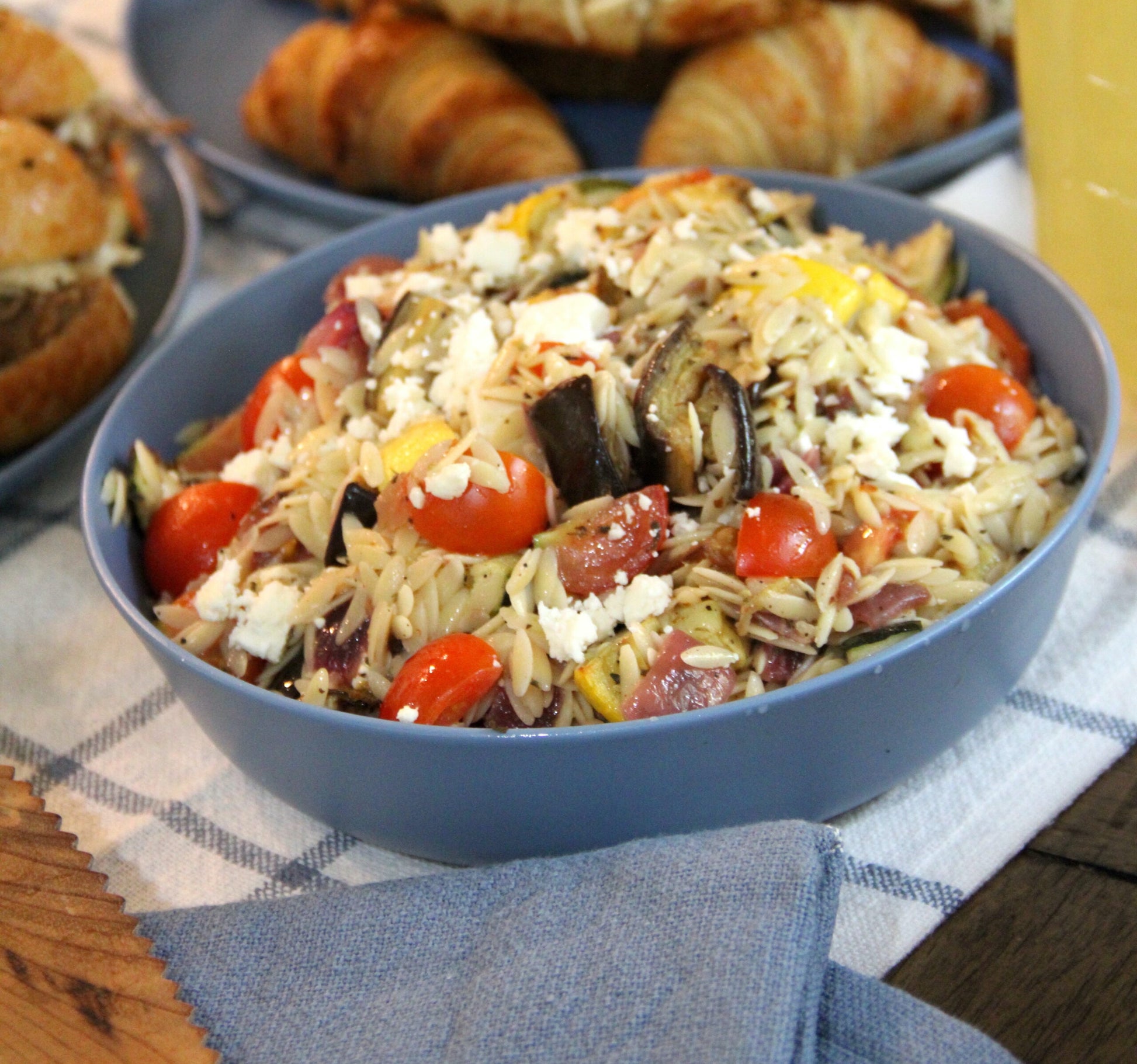 Marinated Vegetable Orzo Pasta Salad (by the pound) image 0