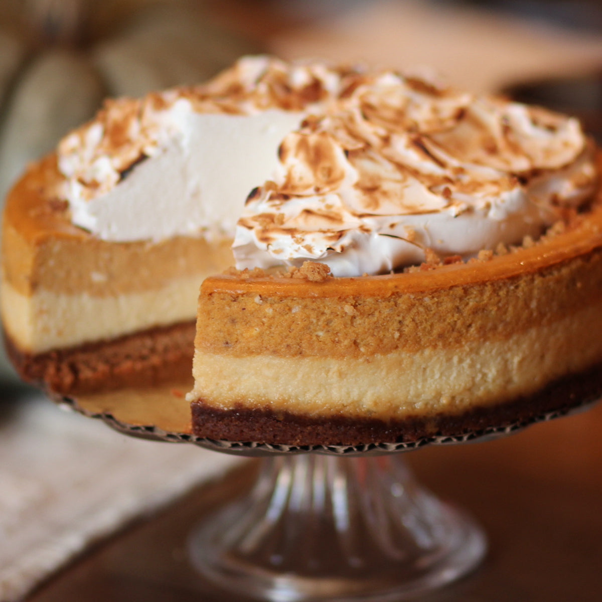 Double Layer Spiced Pumpkin Cheesecake image 0