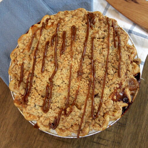 Peach Crumble Pie